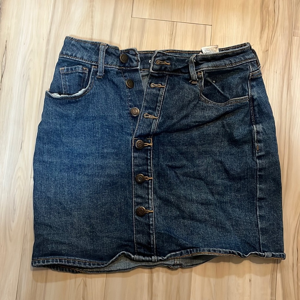 OLD NAVY Dark Wash Denim Mini‎ Jean Skirt